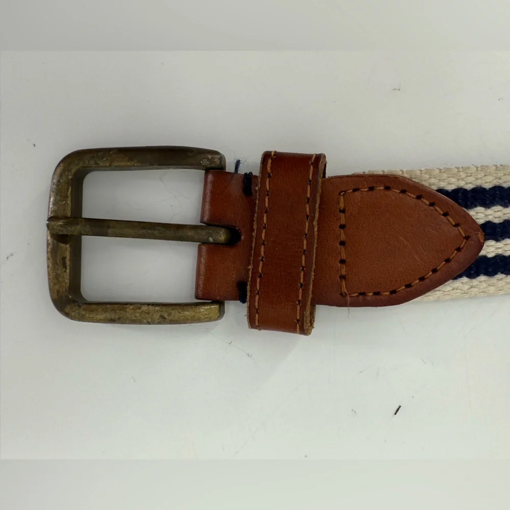 Vintage H&M Canvas & Leather Belt‎ L/XL